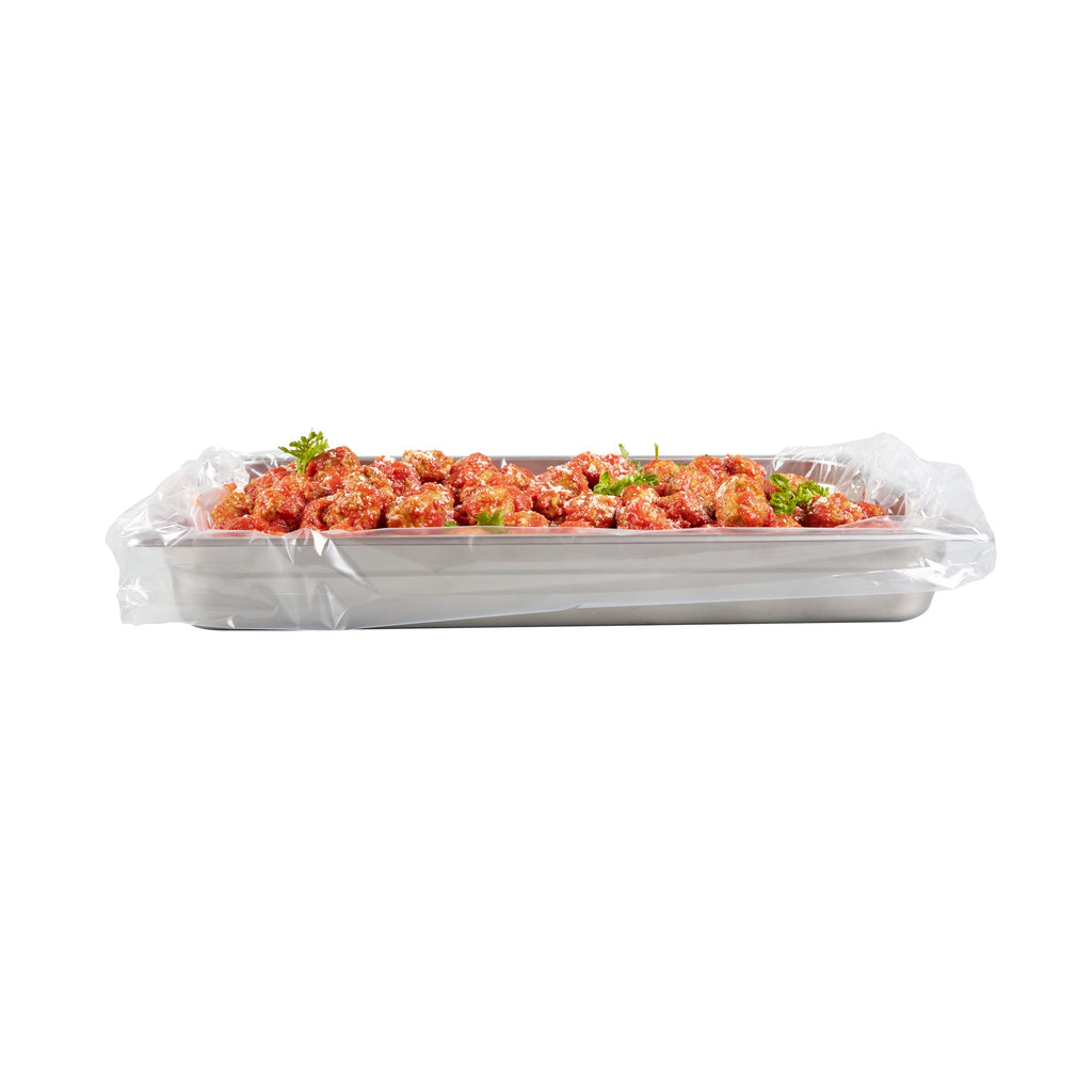 Fresh Hero Nylon Full Size Steam Table Pan Liner - 2.5" and 4" Depth - 34" x 12" - 100 count box