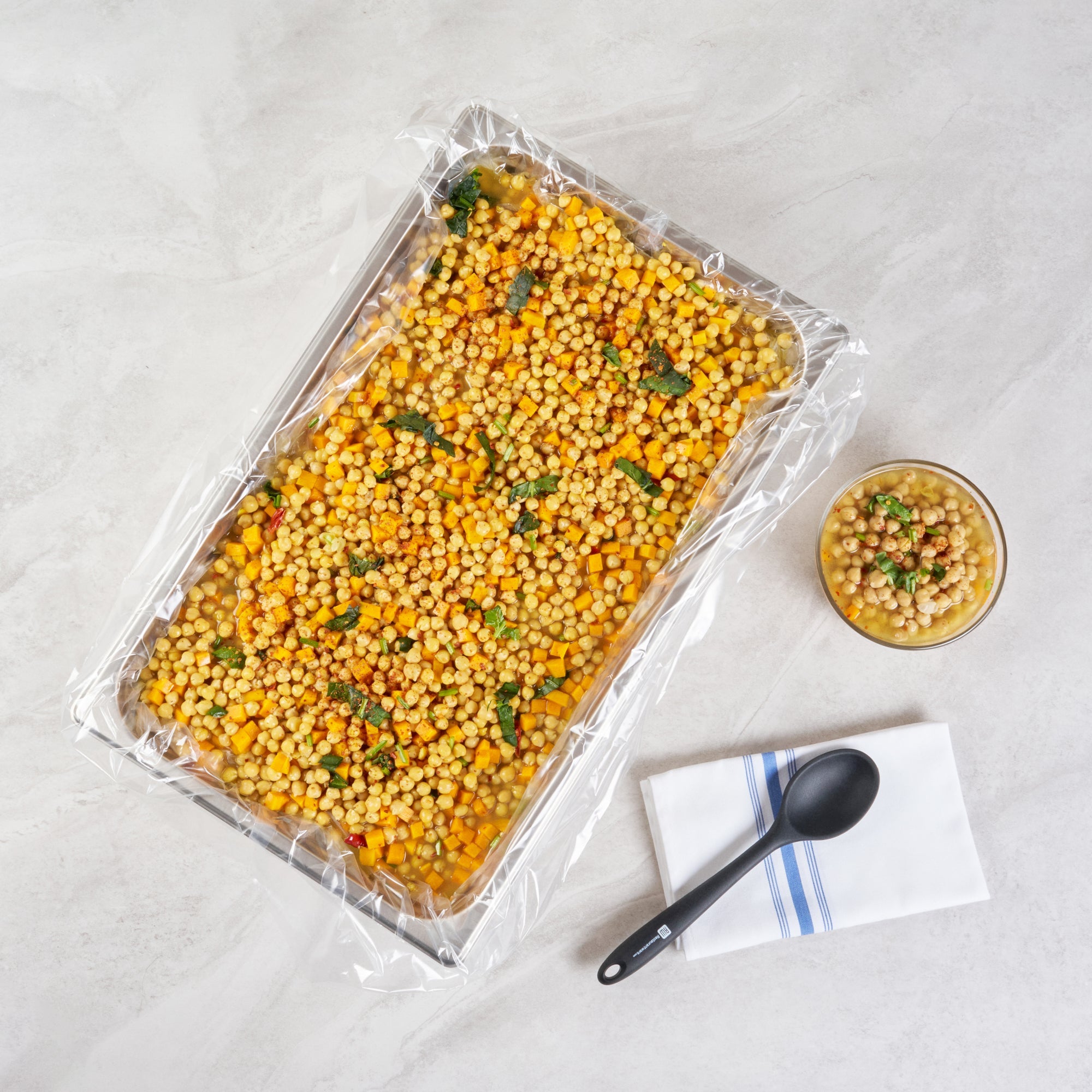 Fresh Hero Nylon Full Size Steam Table Pan Liner - 6" Depth - 34" x 18" - 50 count box