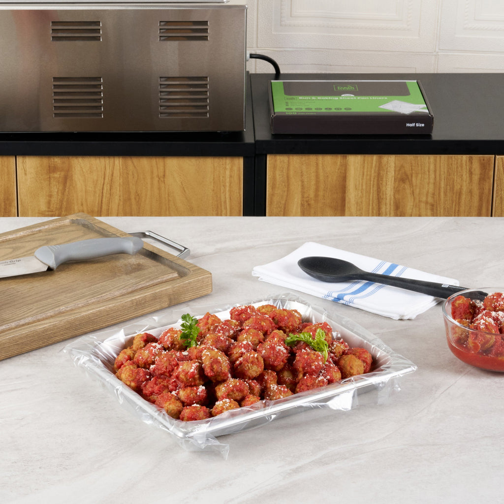 Fresh Hero Nylon Half Size Bun / Baking Sheet Pan Liner - 14 1/4" x 19" - 100 count box