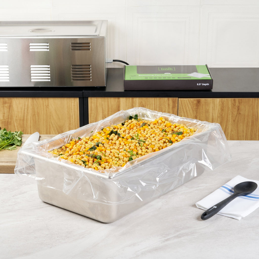 Fresh Hero Nylon Roasting Pan Liner - 6.5" Depth - 38" x 18" - 50 count box