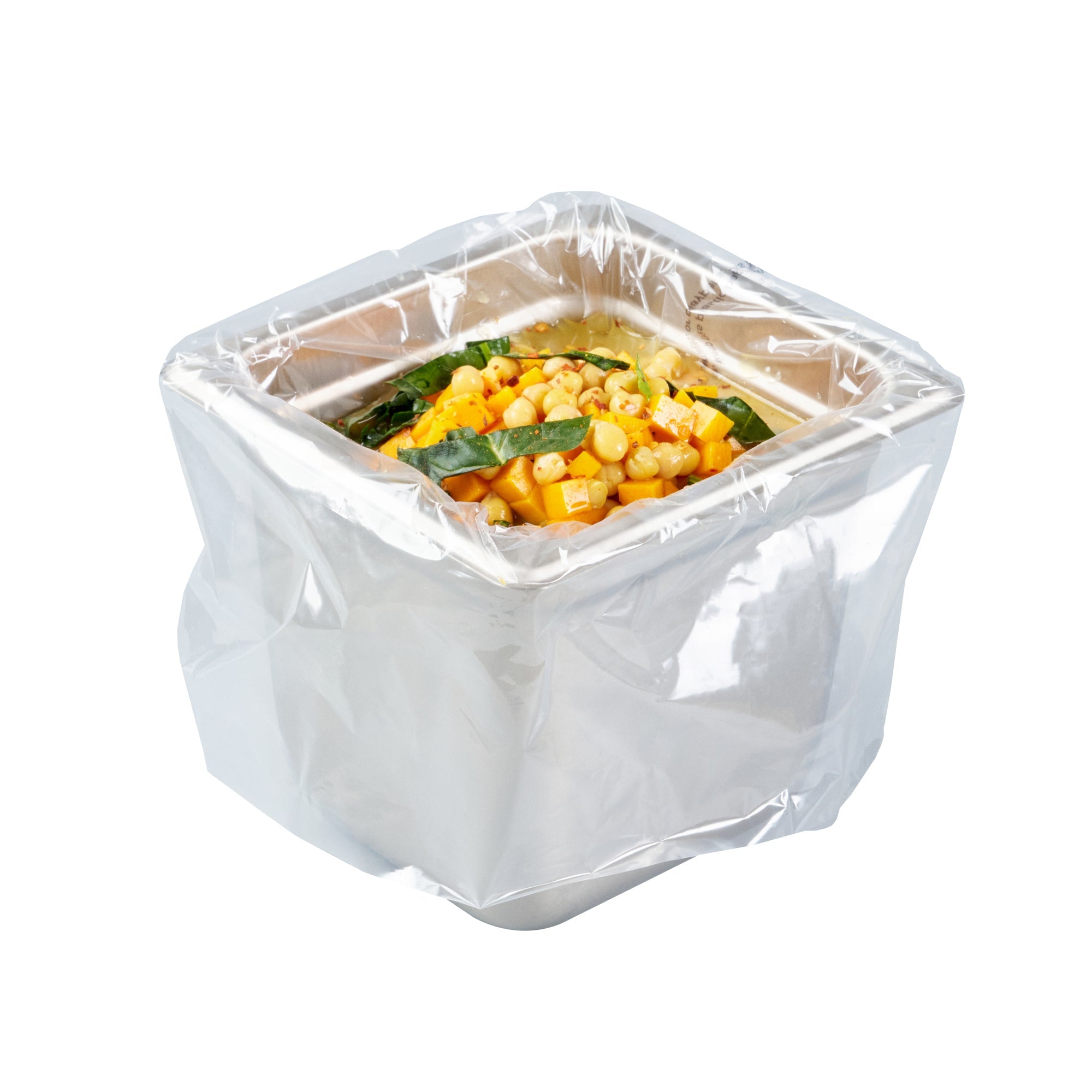 Fresh Hero Nylon 1/6 Size Steam Table Pan Liner - 6" Depth - 13" x 14" - 100 count box