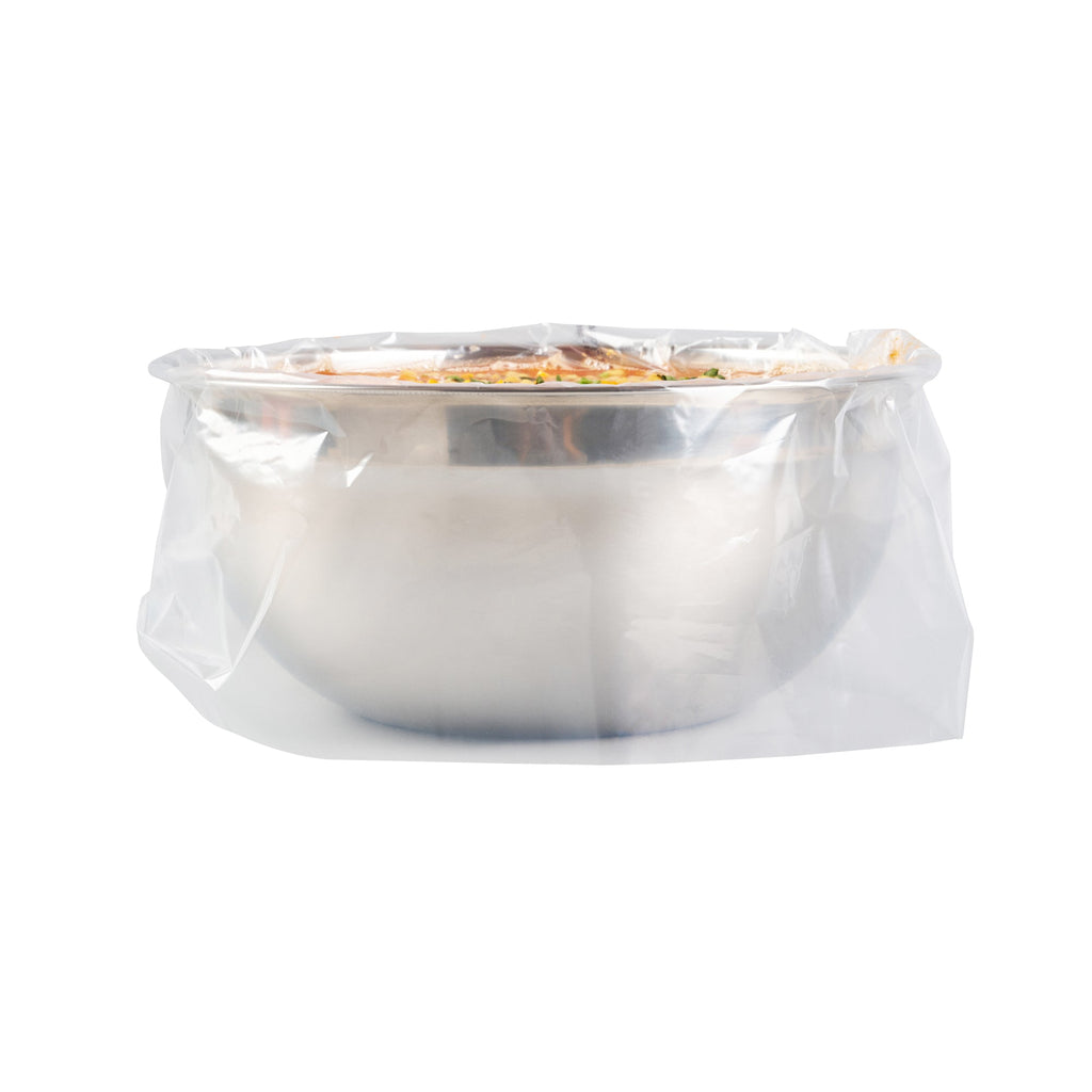 Fresh Hero Round Nylon Pan Liner - Fits 9 and 11 qt Round Pans - 18" x 20" - 100 count box