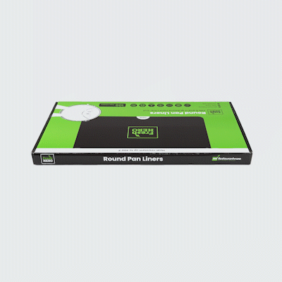 Fresh Hero Round Nylon Pan Liner - Fits 9 and 11 qt Round Pans - 18" x 20" - 100 count box