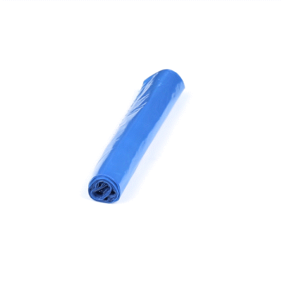 Clean Tek Professional 33 Gal Blue Plastic Recycling Trash Liner - Linear Low Density, 1 mil - 33" x 39" - 150 count box