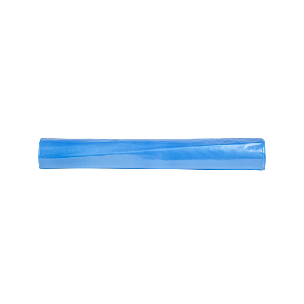 Clean Tek Professional 33 Gal Blue Plastic Recycling Trash Liner - Linear Low Density, 1 mil - 33" x 39" - 150 count box