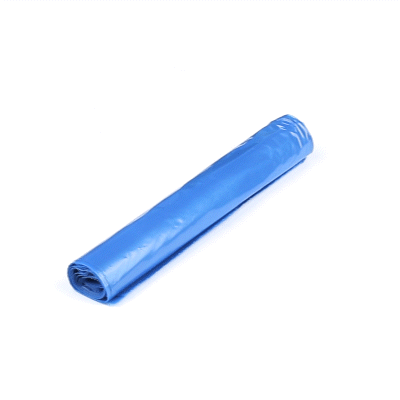 Clean Tek Professional 40 - 45 Gal Blue Plastic Recycling Trash Liner - Linear Low Density, 1.2 mil - 40" x 46" - 100 count box