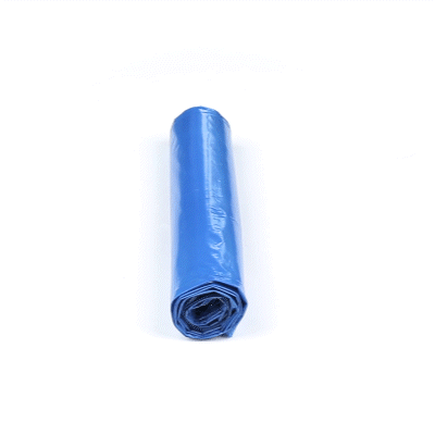 Clean Tek Professional 55 Gal Blue Plastic Recycling Trash Liner - Linear Low Density, 1.5 mil - 39" x 58" - 100 count box