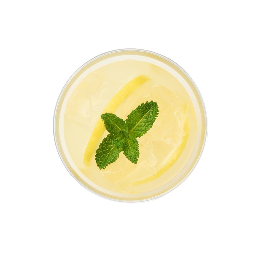 Chef 101 9 oz Clear Plastic Tumbler - with Gold Rim - 3 1/2" x 3 1/2" x 2 3/4" - 500 count box