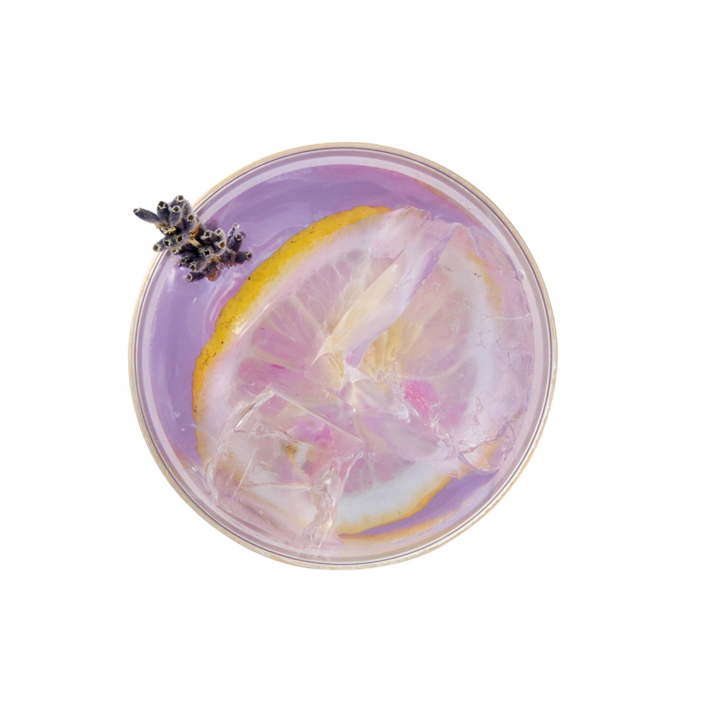 Chef 101 10 oz Clear Plastic Tumbler - with Gold Rim - 3" x 3" x 3 3/4" - 20 count box