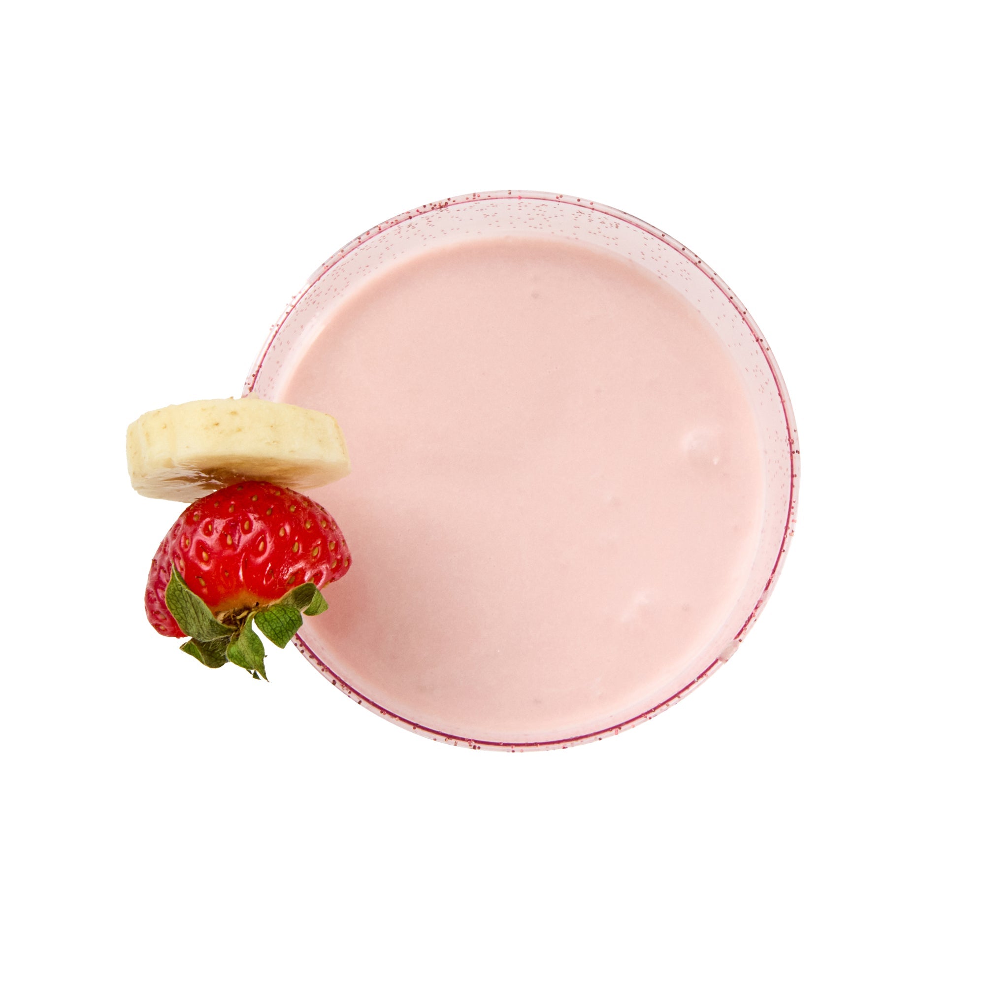 Chef 101 12 oz Pink Glitter Plastic Tumbler - 3" x 3" x 4 1/4" - 500 count box