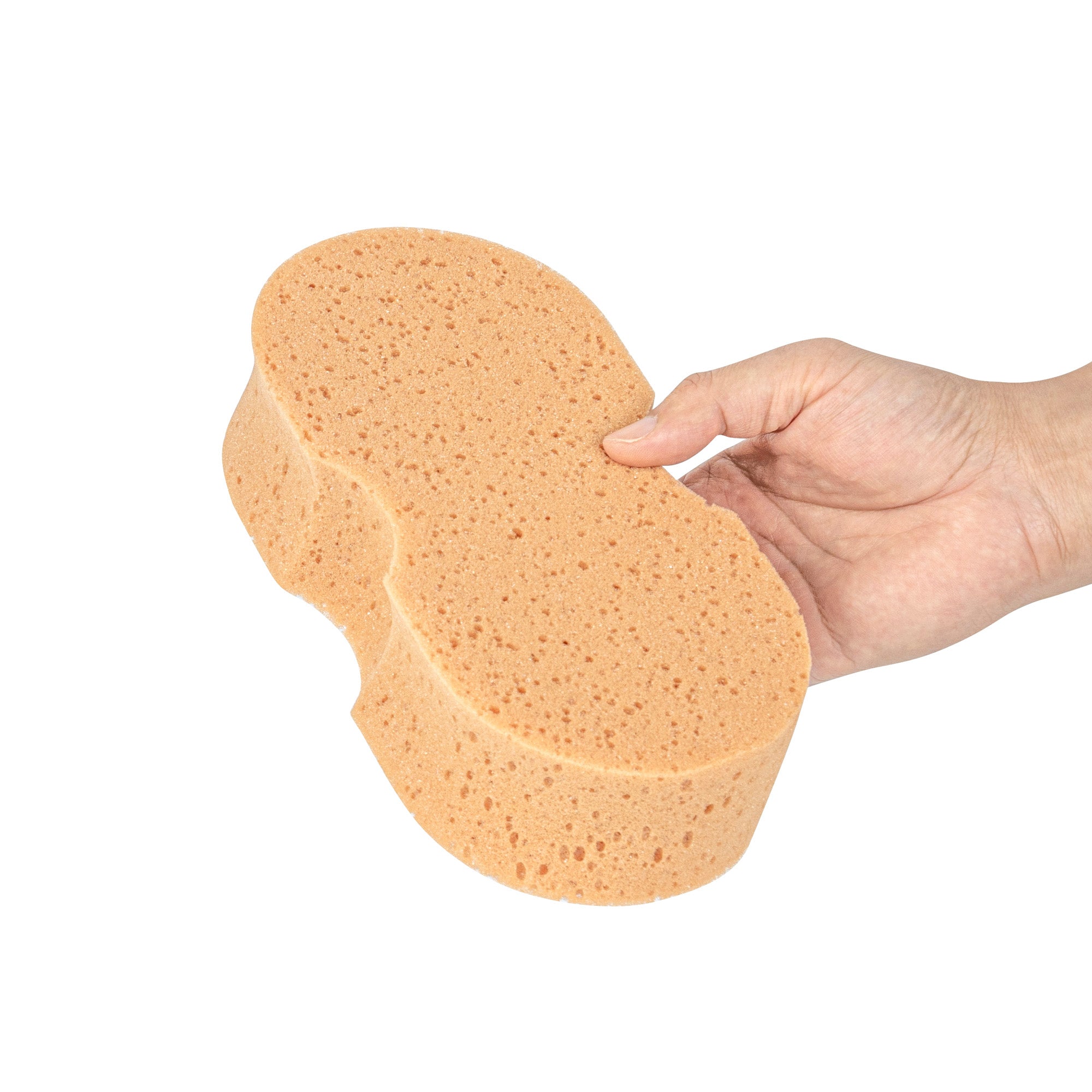 Clean Tek Professional Jumbo Beige Sponge - 8 3/4" x 4 1/4" x 2 1/4" - 100 count box