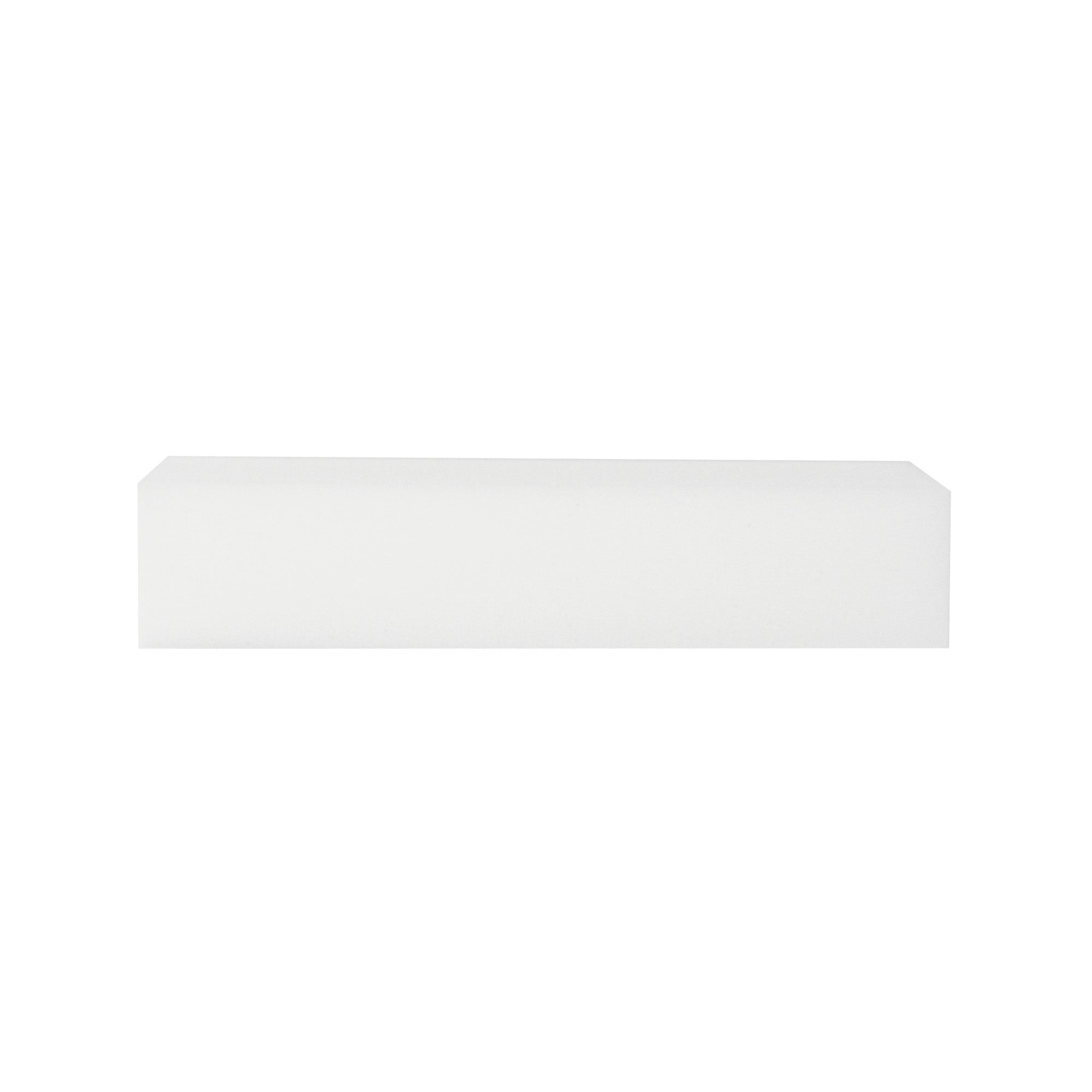 Clean Tek Professional White Eraser Sponge - 4 3/4" x 2 1/2" x 1" - 60 count box