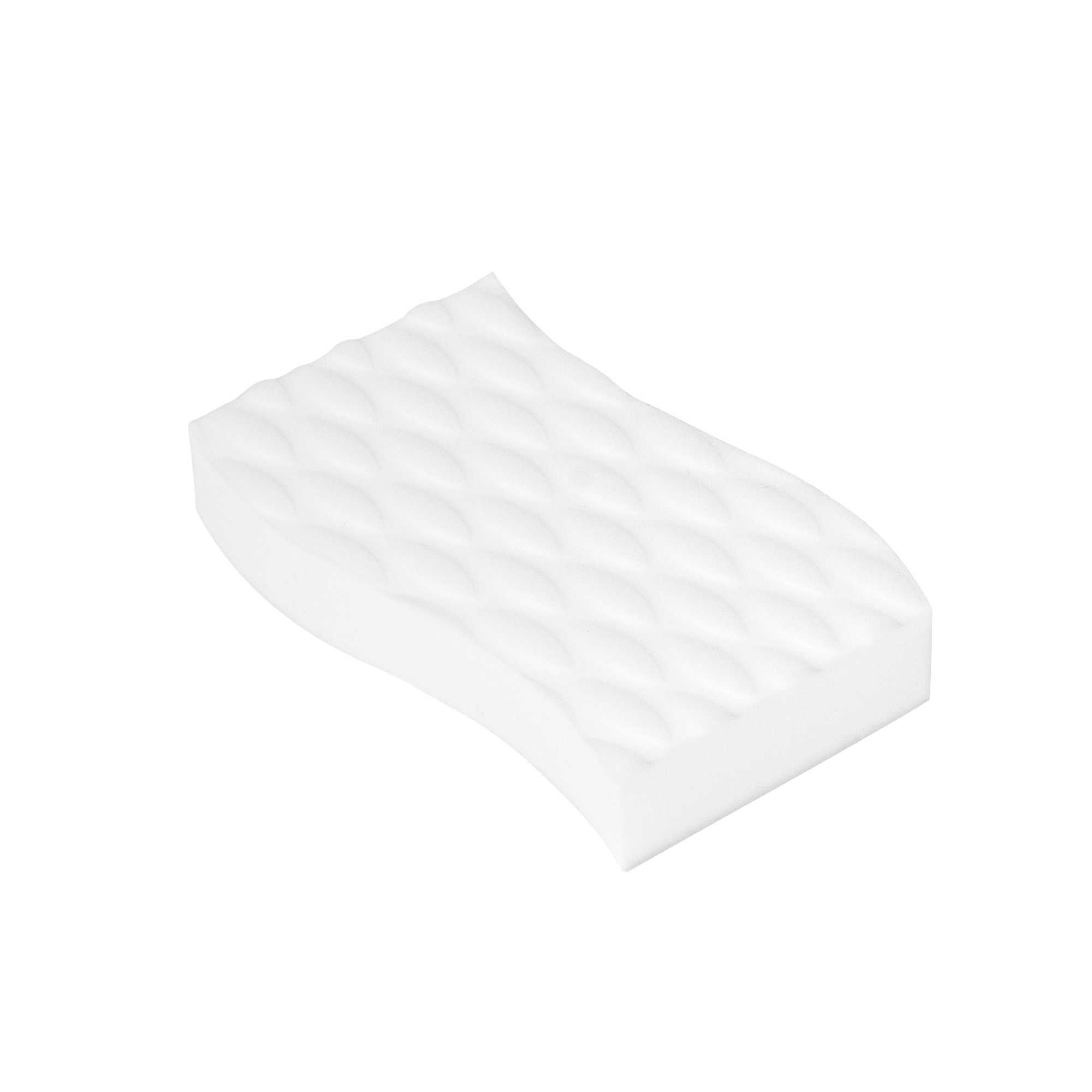 Clean Tek Professional Extra Power White Eraser Sponge - Textured - 4 1/2" x 2 1/2" x 3/4" - 3 count box