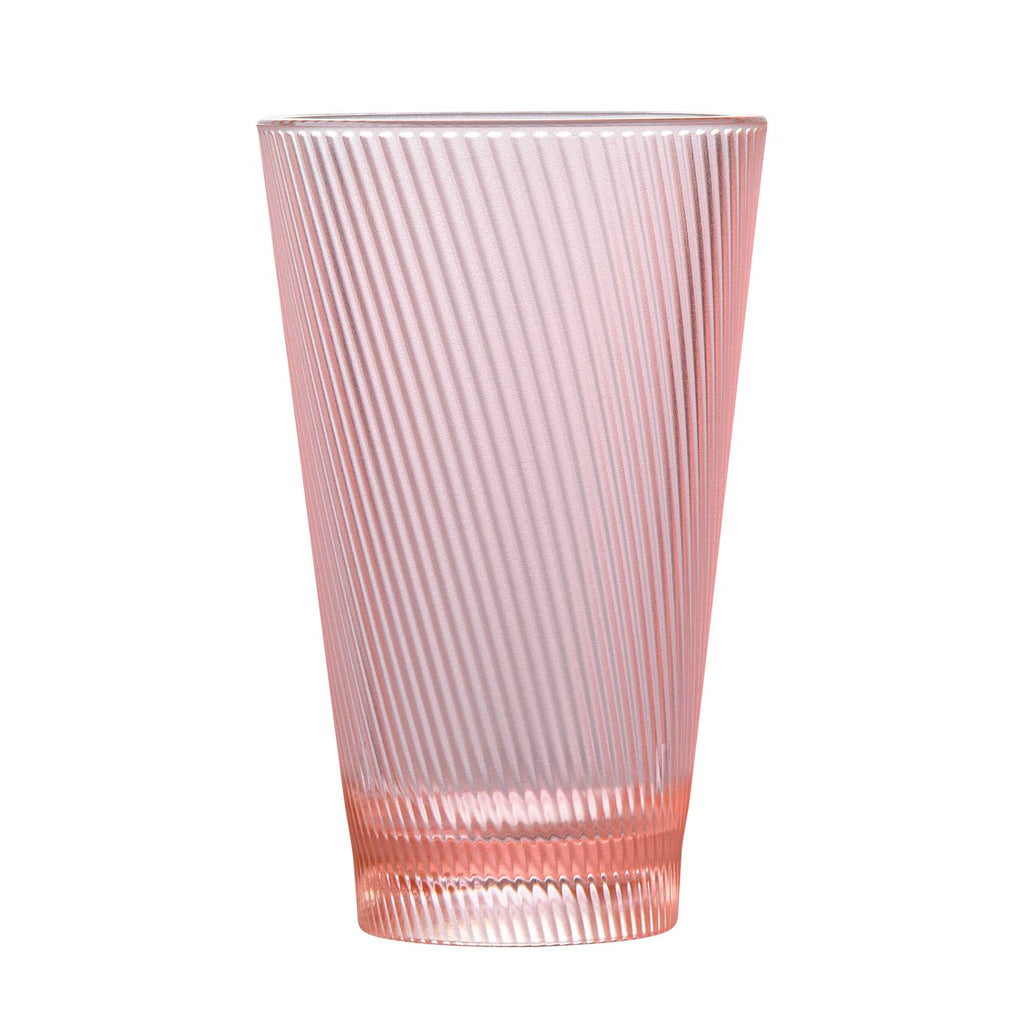 Bev Tek 14 oz Pink SAN Plastic Tumbler - 6 count box