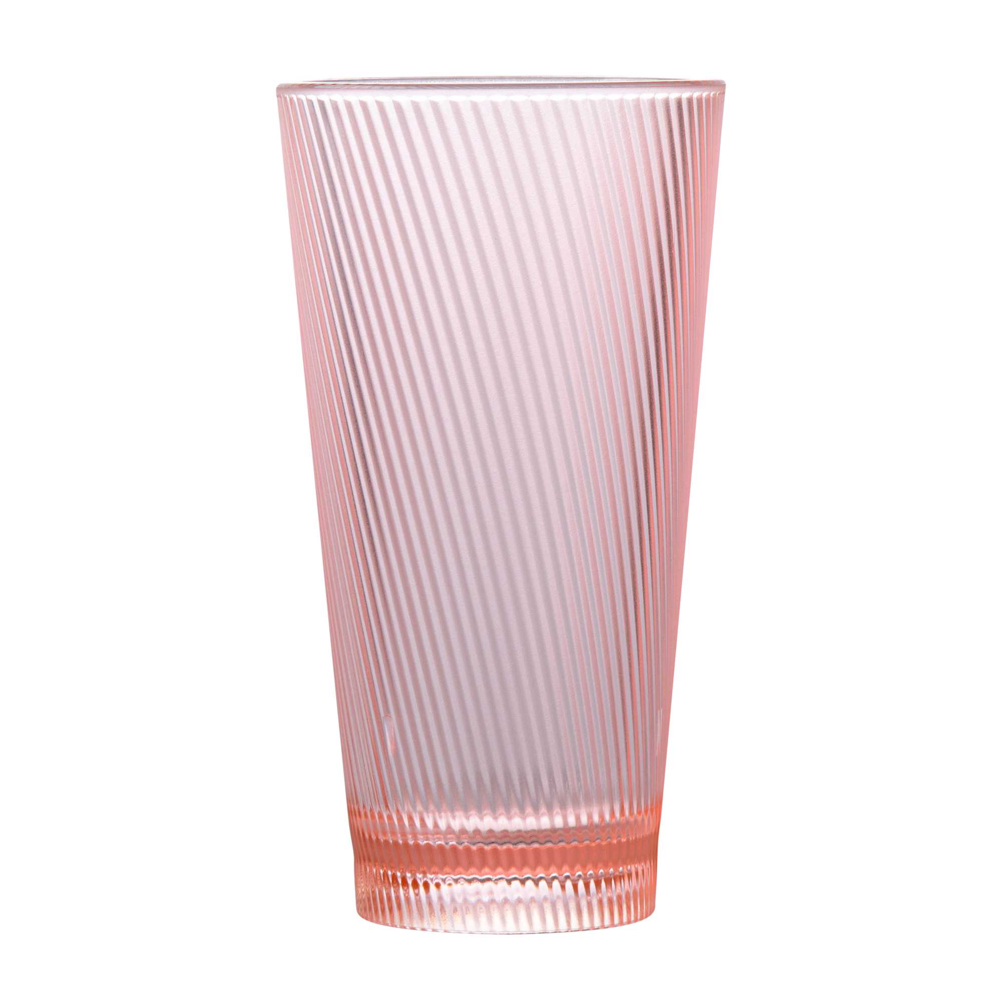 Bev Tek 20 oz Pink SAN Plastic Tumbler - 48 count box