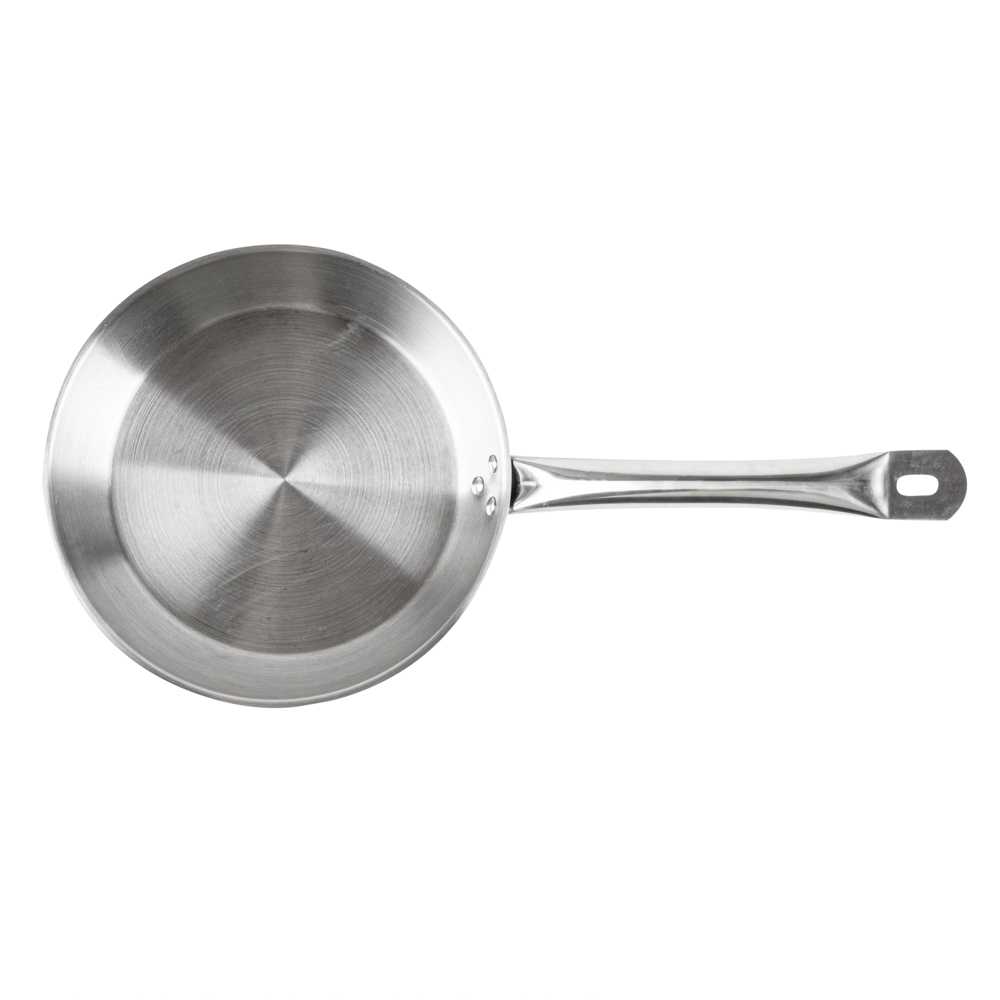 Met Lux Round Stainless Steel 10" Fry Pan - Induction Ready - 1 count box