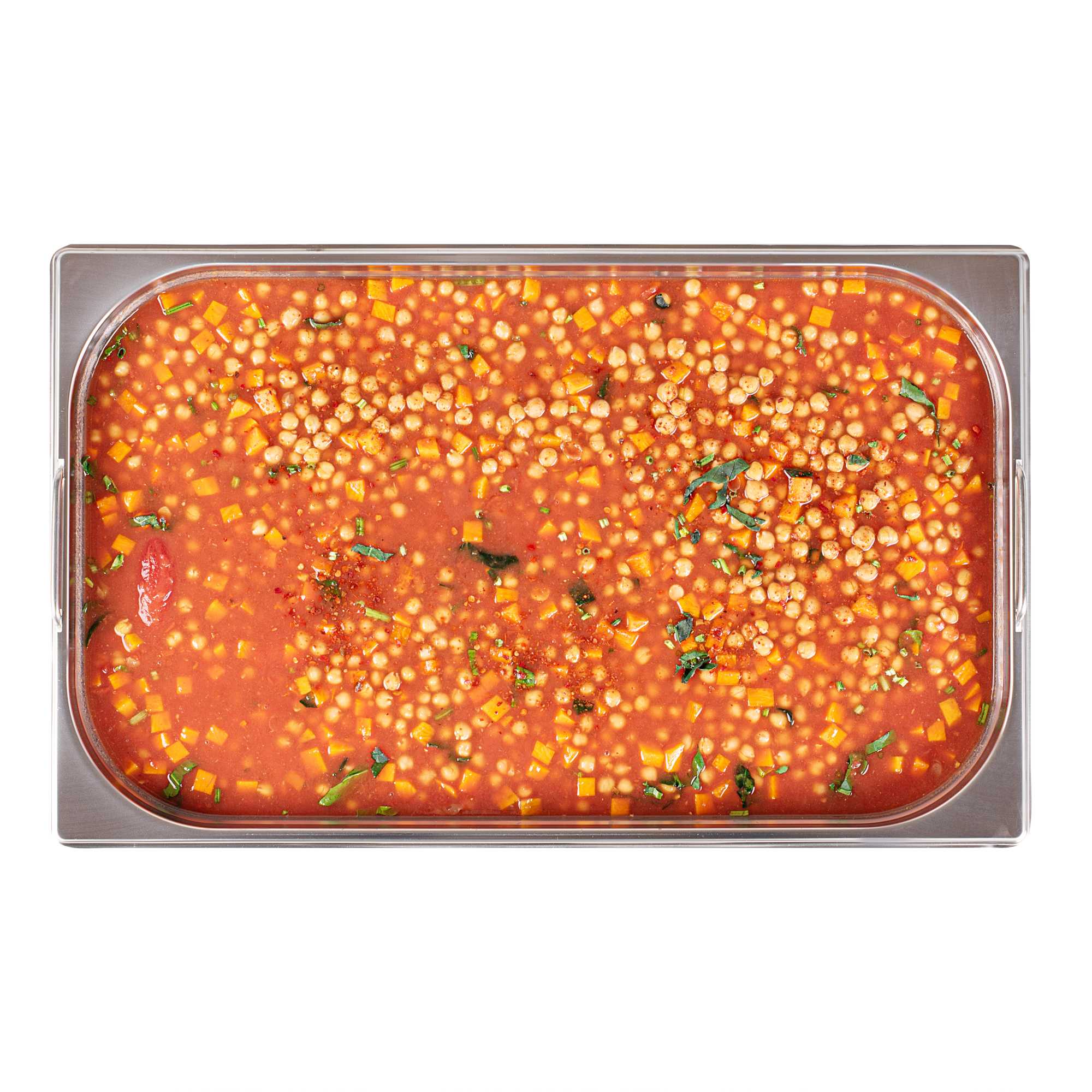 Met Lux Rectangle Stainless Steel Full Size Steam Table Pan 2.5 Inch Deep - Anti Jam, Collapsible Handles - 1 count box