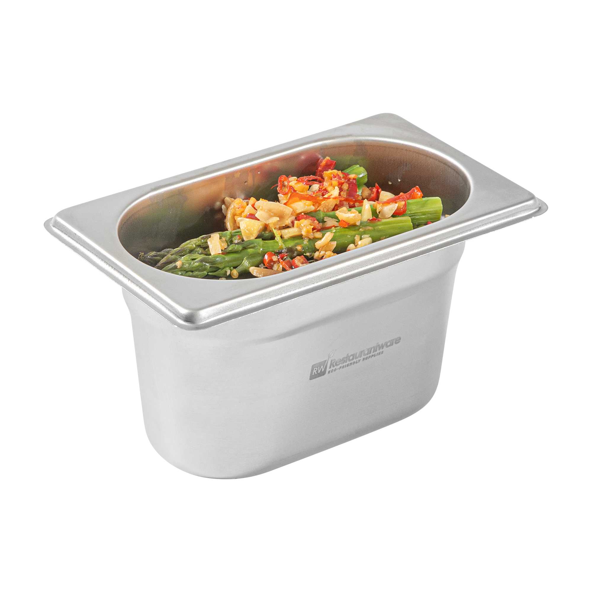 Met Lux Rectangle Stainless Steel 1/9 Size Steam Table Pan 4 Inch Deep - Anti Jam - 1 count box