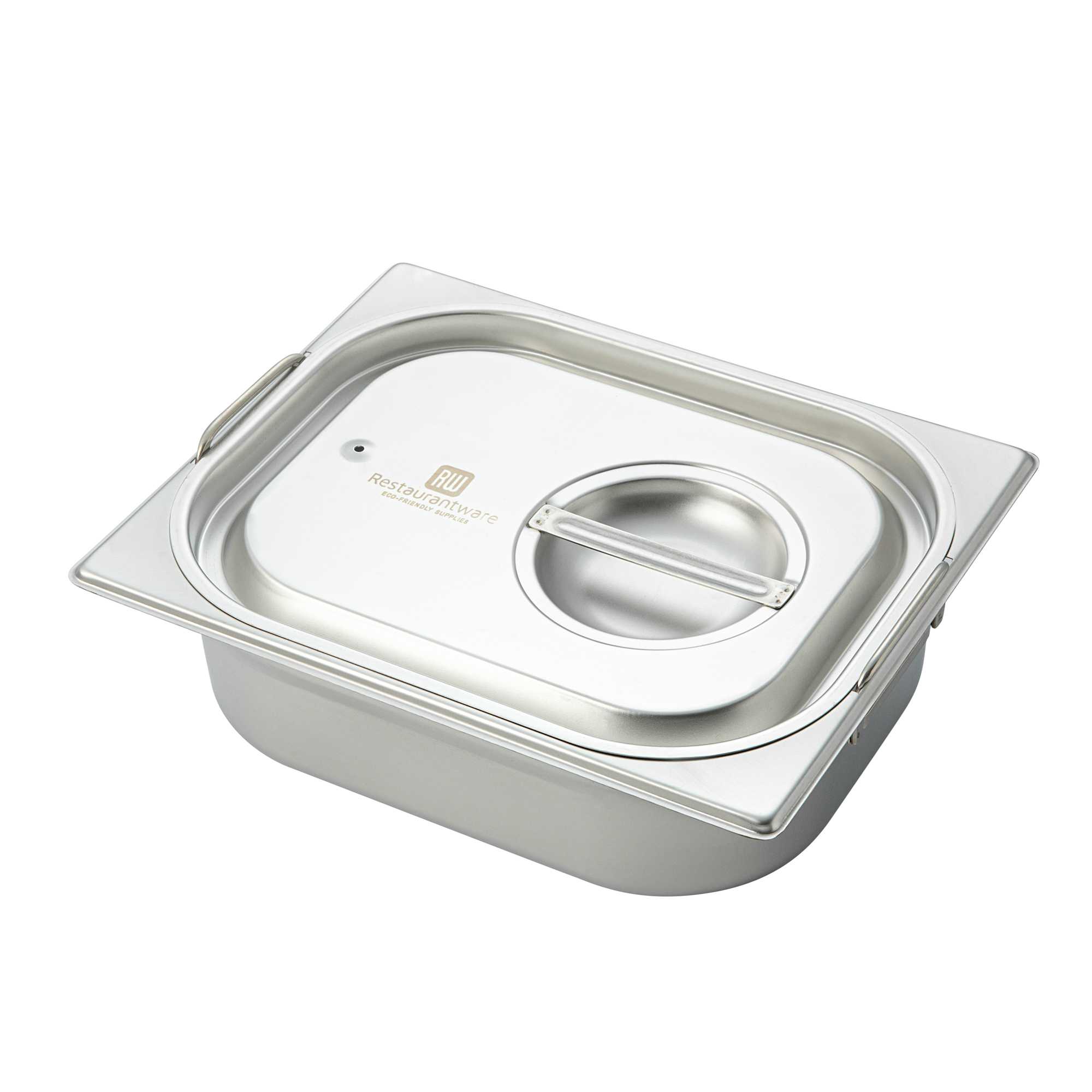 Met Lux Rectangle Stainless Steel Travel Lid - Fits 1/2 Size Steam Table Pan - 1 count box