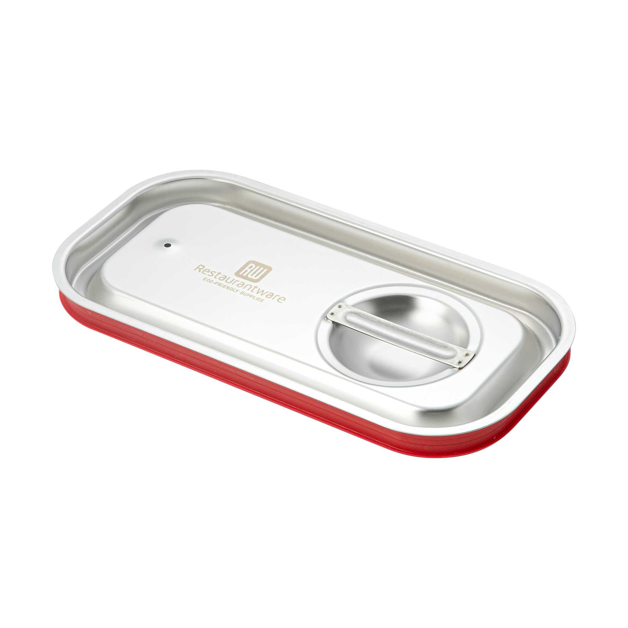Met Lux Rectangle Stainless Steel Travel Lid - Fits 1/3 Size Steam Table Pan - 1 count box