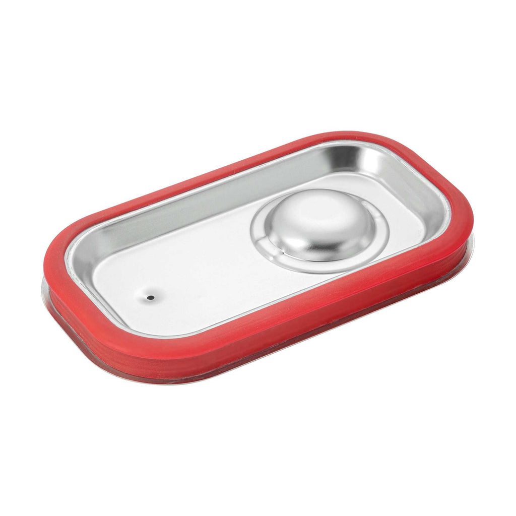 Met Lux Rectangle Stainless Steel Travel Lid - Fits 1/4 Size Steam Table Pan - 1 count box