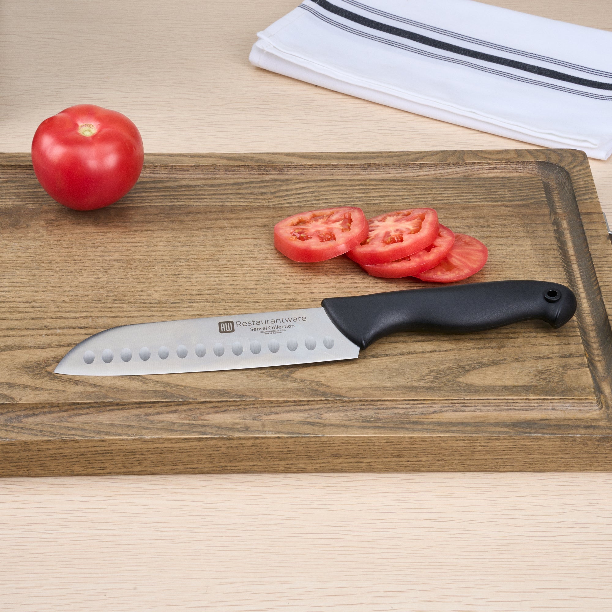 Sensei Back of the House German Steel 7" Santoku Knife - HACCP Protection - 1 count box