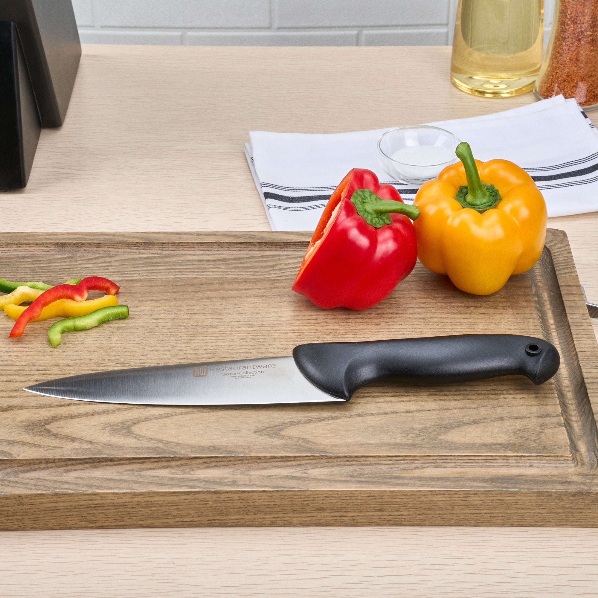 Sensei Back of the House German Steel 8" Chef's Knife - HACCP Protection - 1 count box