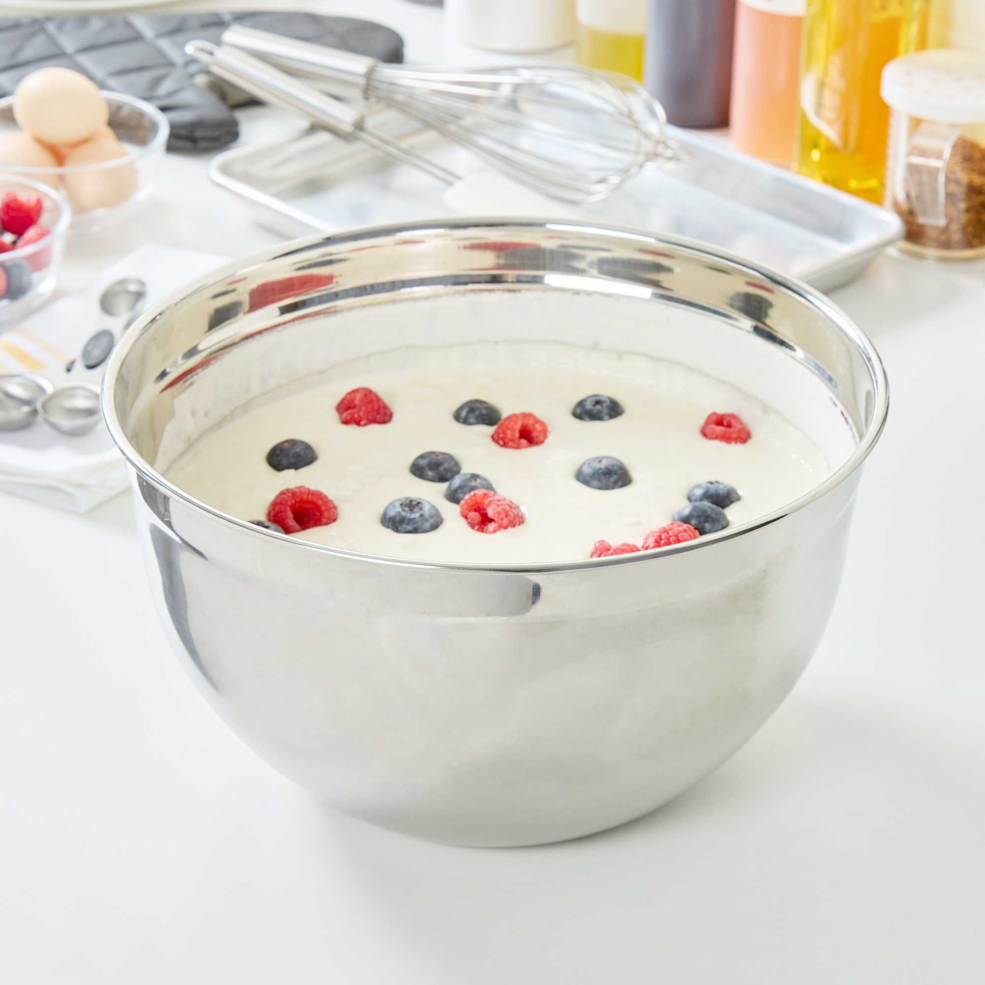 Met Lux 9 qt Stainless Steel Premium German Mixing Bowl - 1 count box