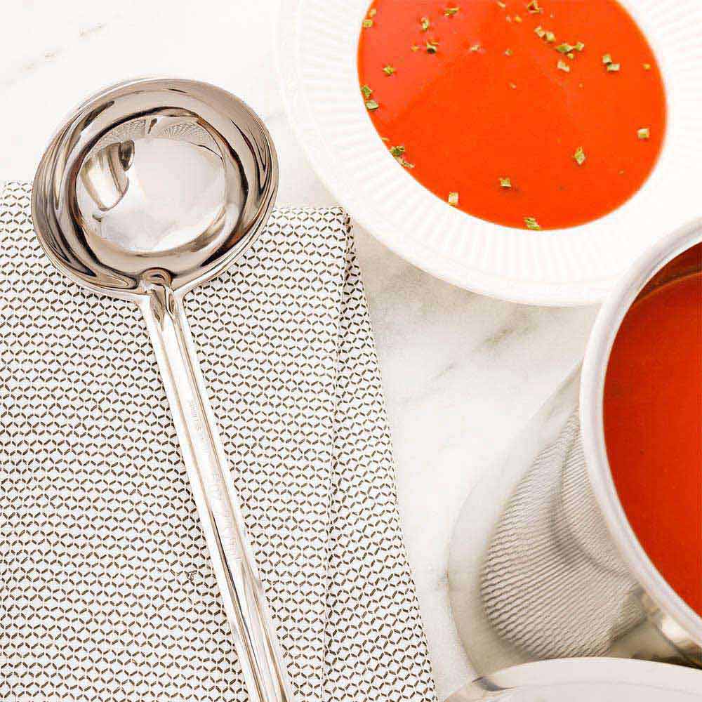 Met Lux 8 oz Stainless Steel Serving Ladle - One-Piece - 1 count box