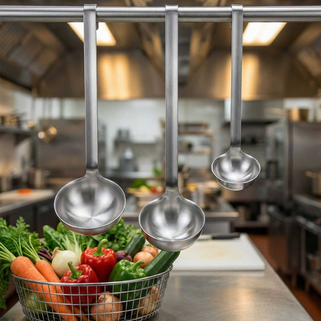 Met Lux 16 oz Stainless Steel Serving Ladle - One-Piece - 1 count box