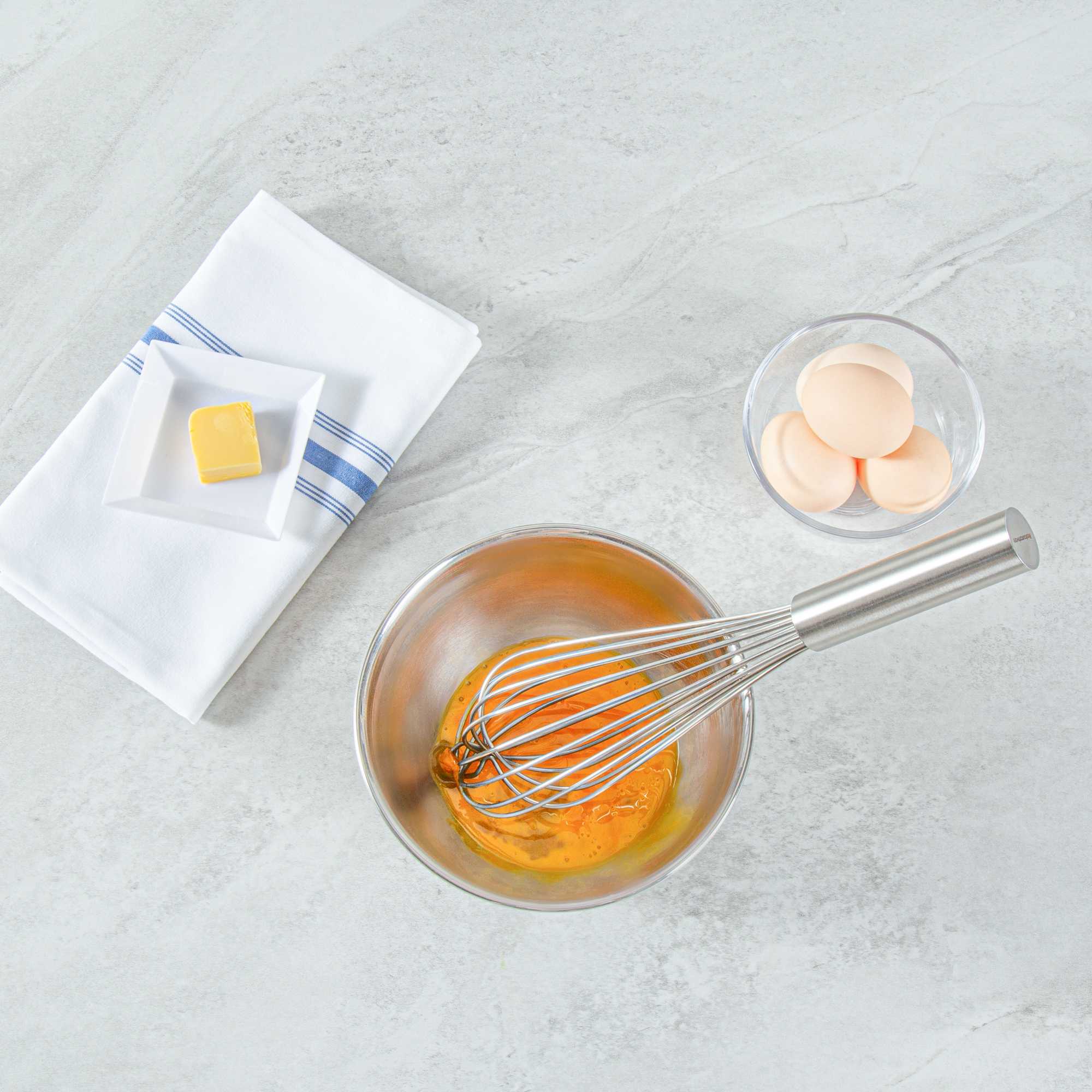 Met Lux Stainless Steel French Whisk - 12" - 1 count box
