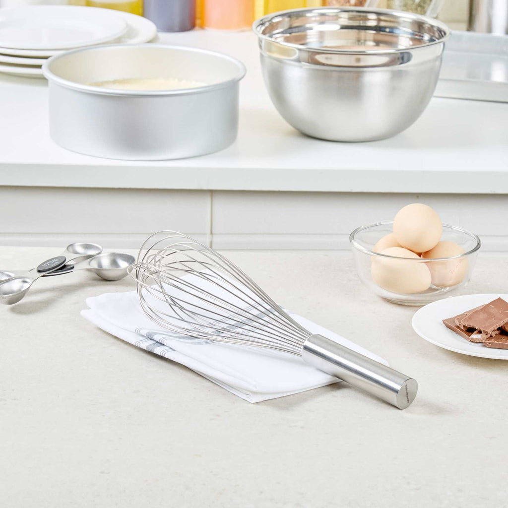 Met Lux Stainless Steel Piano Whisk - 12" - 1 count box