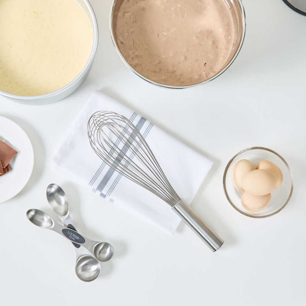 Met Lux Stainless Steel Piano Whisk - 12" - 1 count box