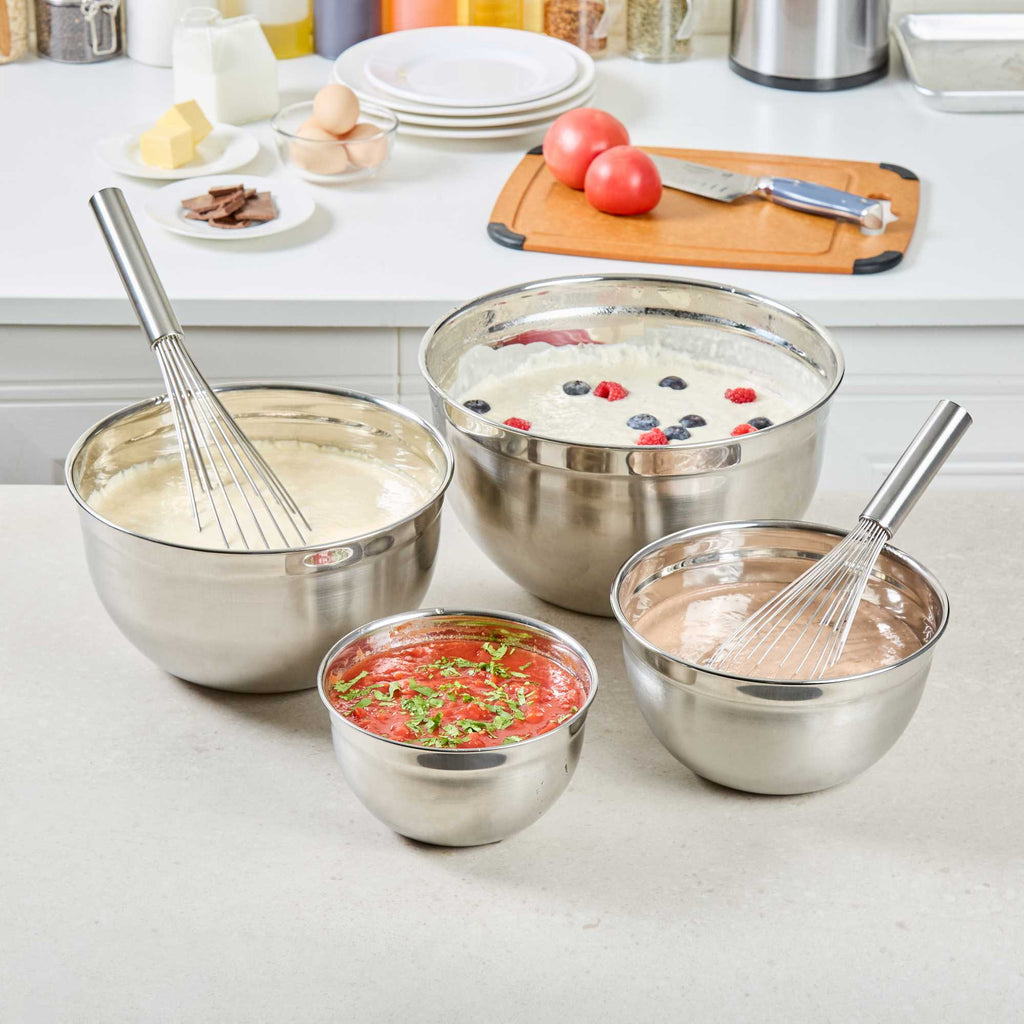 Met Lux Stainless Steel Piano Whisk - 12" - 1 count box