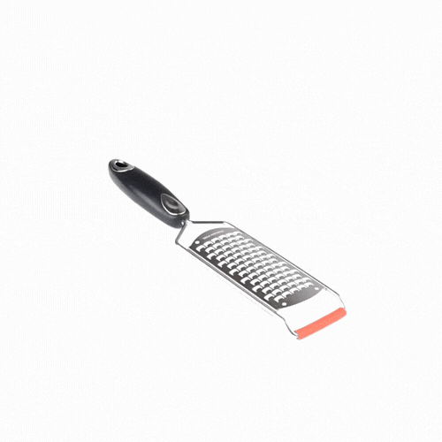 Met Lux Stainless Steel Coarse Grater - with Plastic Handle - 12" - 1 count box