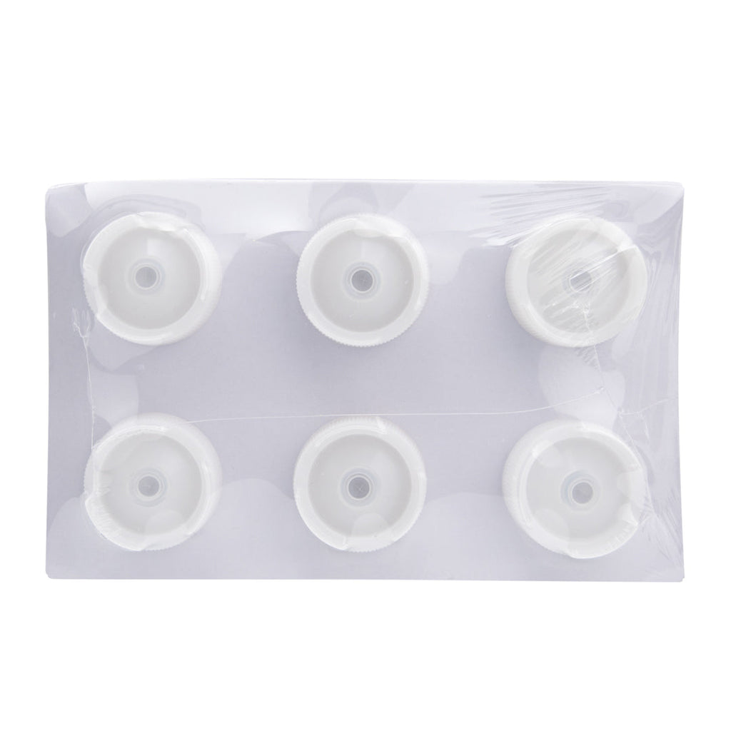 First In First Out 32 oz Clear Plastic Squeeze Bottle - Inverted, Refill & Dispensing Lid - 3 1/2" x 3 1/2" x 9" - 6 count box