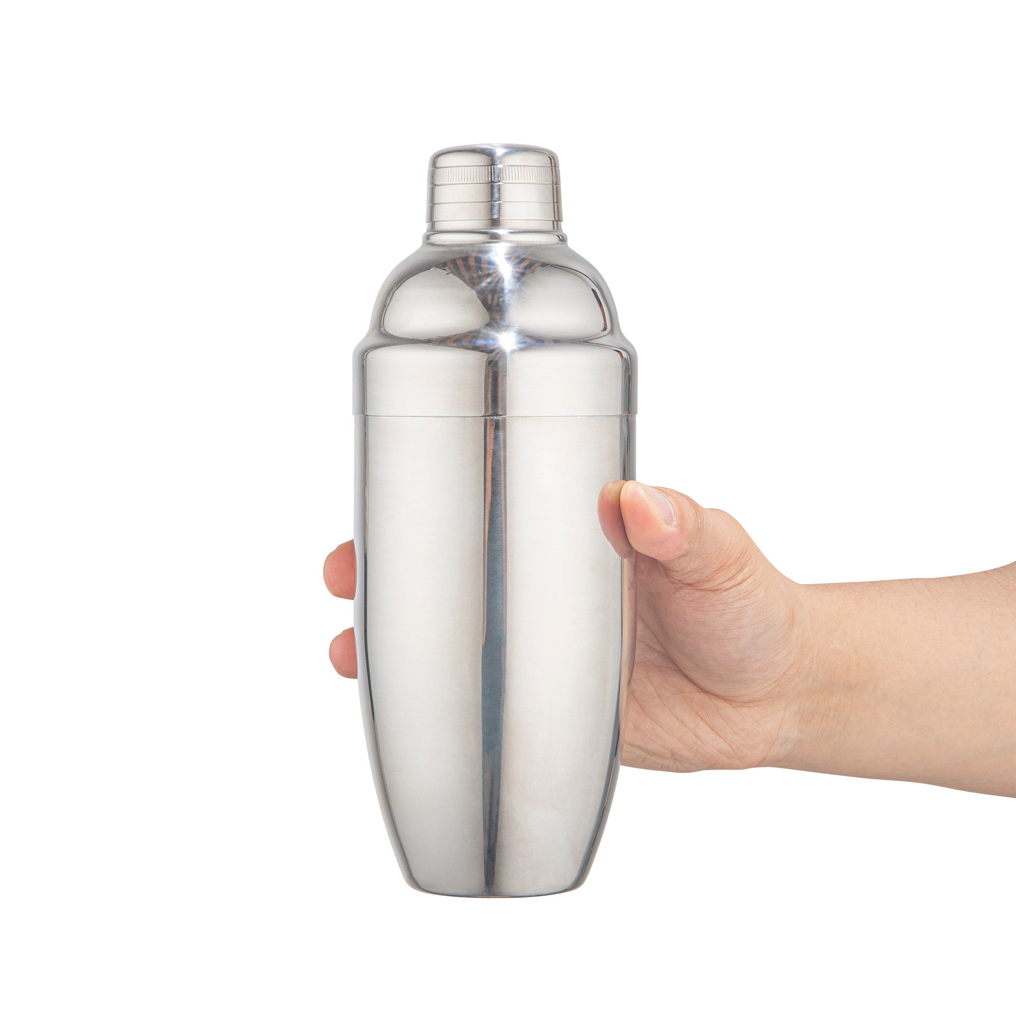 Bar Lux 24 oz Stainless Steel Cobbler Shaker - Mirrored Finish - 1 count box