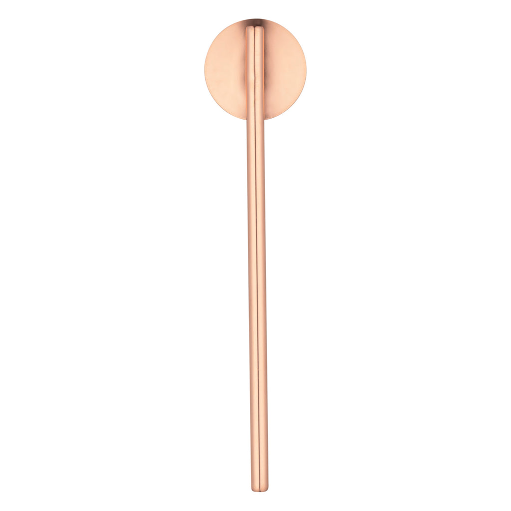 Bar Lux Copper-Plated Stainless Steel Julep Spoon Straw - 5" - 2 count box