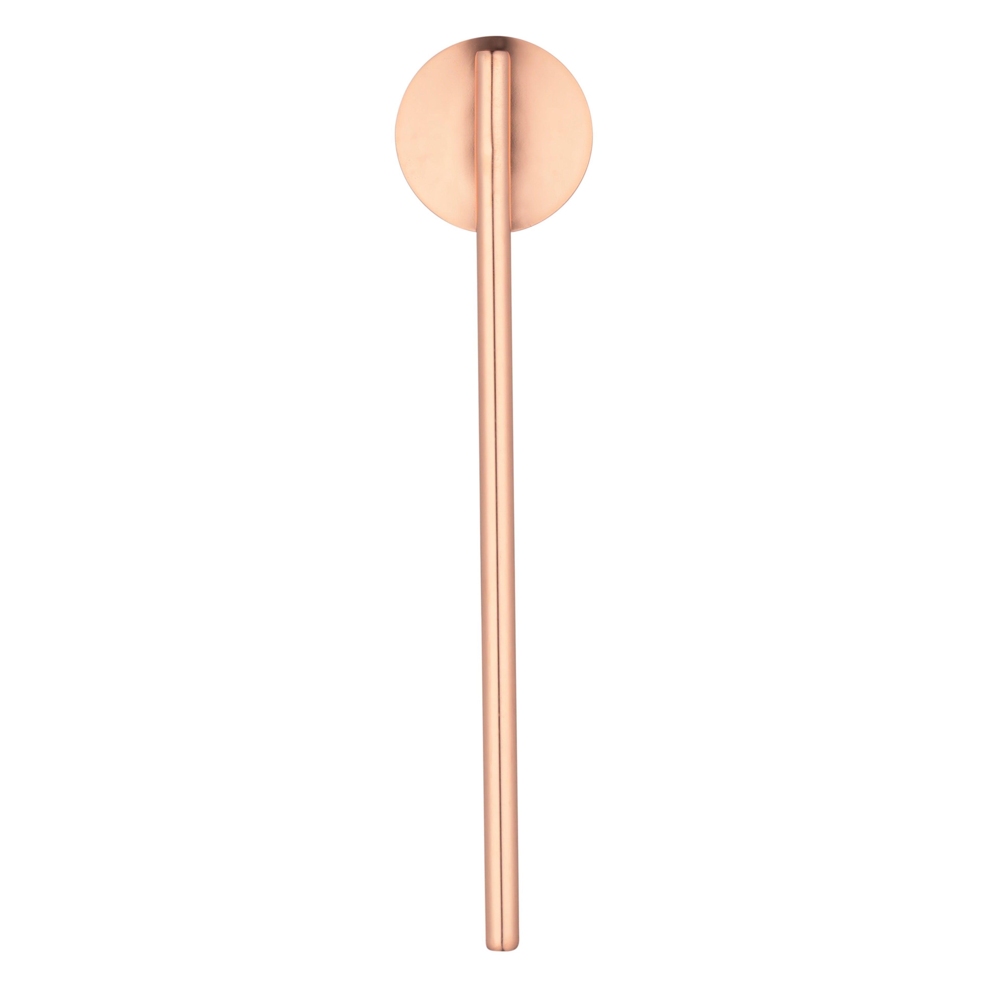 Bar Lux Copper-Plated Stainless Steel Julep Spoon Straw - 5" - 2 count box