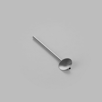 Bar Lux Stainless Steel Julep Spoon Straw - 5" - 2 count box