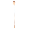 Bar Lux Copper-Plated Stainless Steel Belicoso Barspoon - 12" - 1 count box