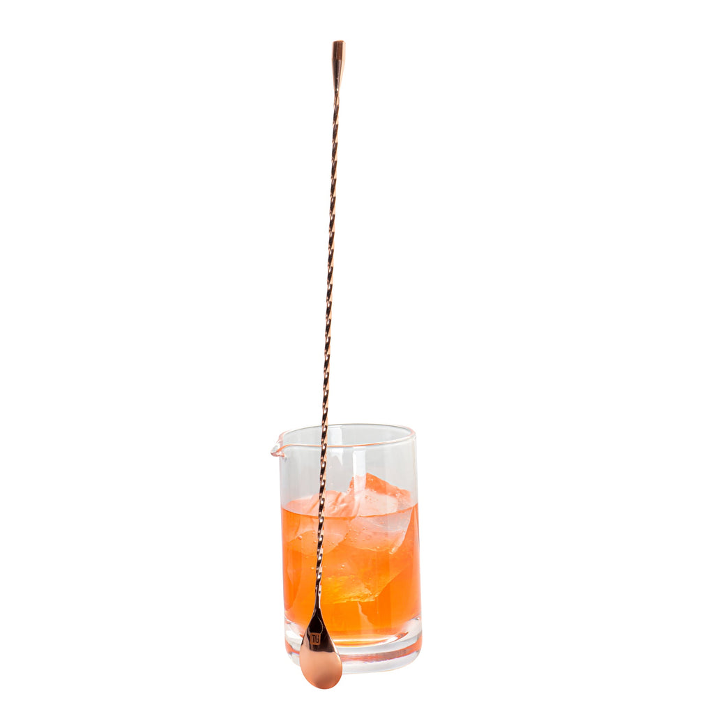 Bar Lux Copper-Plated Stainless Steel Belicoso Barspoon - 16" - 1 count box