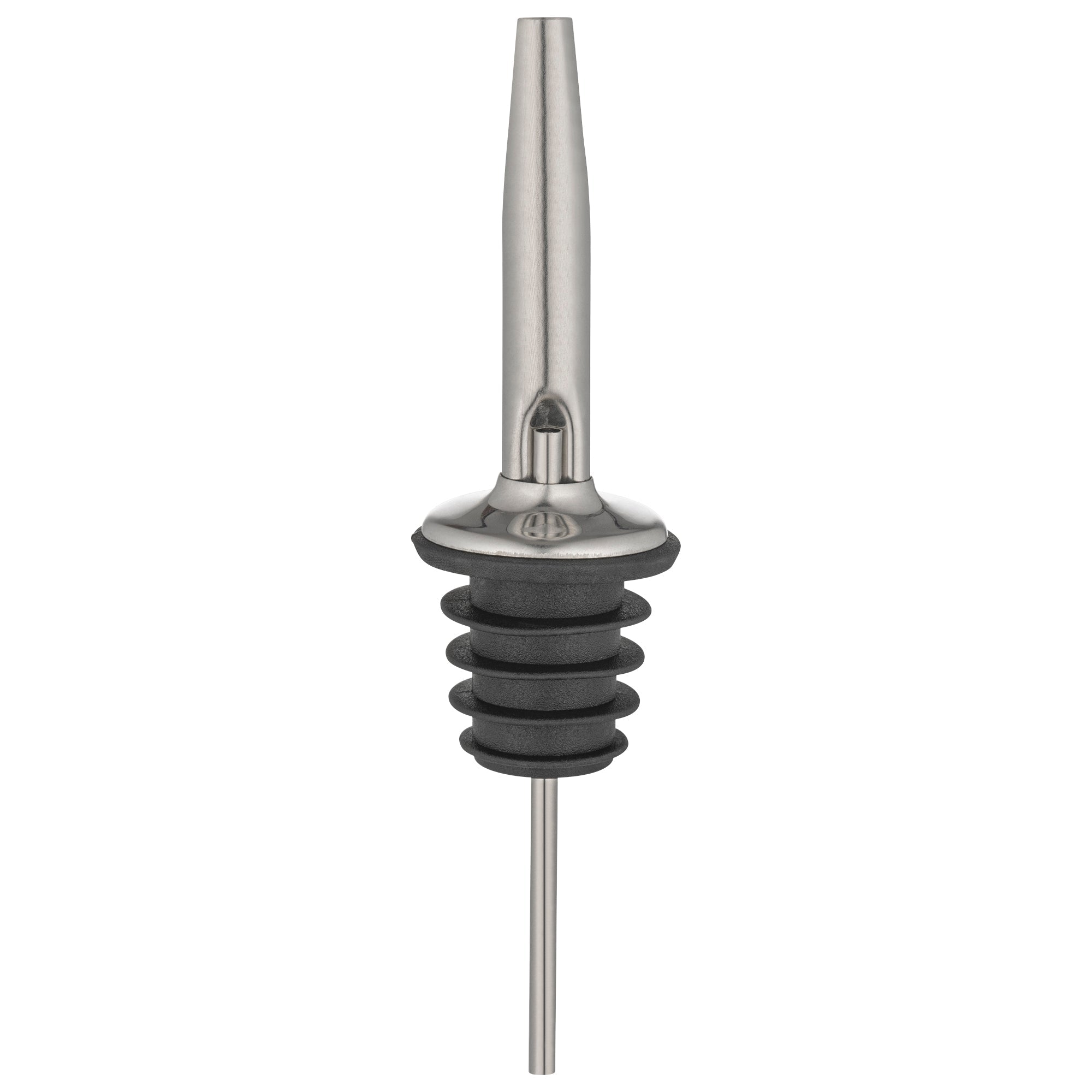 Bar Lux Stainless Steel Speed Pourer - 4 1/4" x 1 1/4" x 1 1/4" - 4 count box