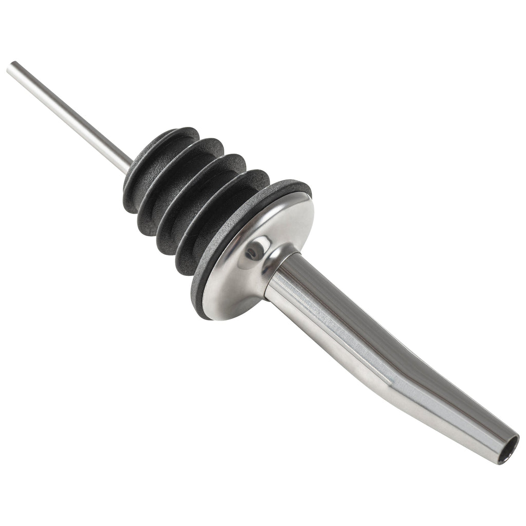 Bar Lux Stainless Steel Speed Pourer - 4 1/4" x 1 1/4" x 1 1/4" - 4 count box