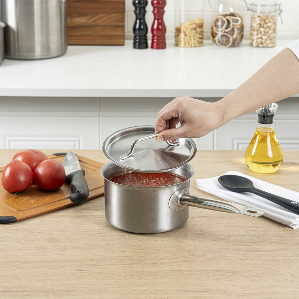 Met Lux Stainless Steel Sauce Pan Lid - Fits 1.5 qt - 1 count box