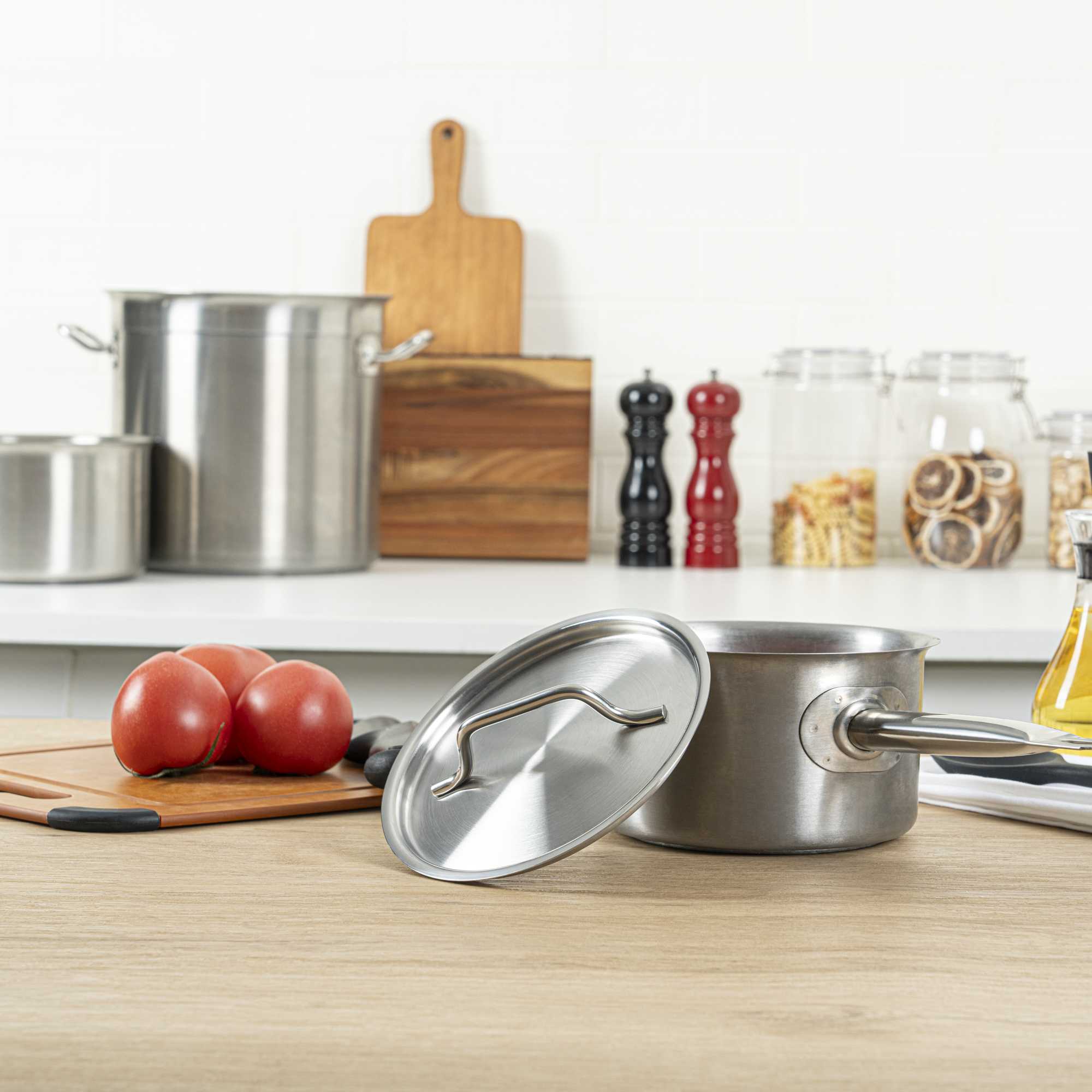 Met Lux Stainless Steel Sauce Pan Lid - Fits 1.5 qt - 1 count box