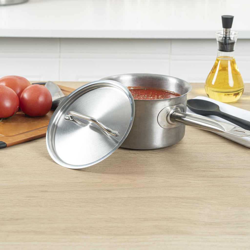 Met Lux Stainless Steel Sauce Pan Lid - Fits 1.5 qt - 1 count box