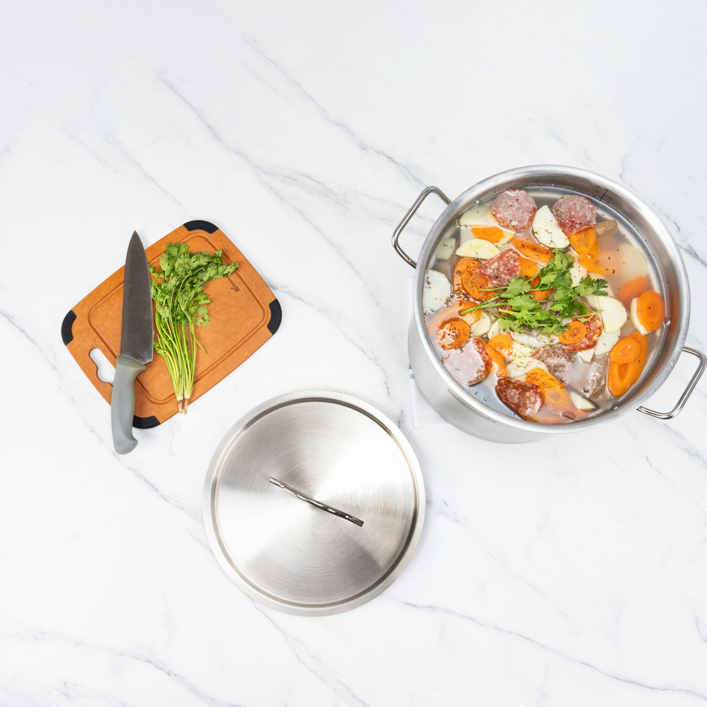 Met Lux Stainless Steel Sauce Pan Lid - Fits 21 qt - 1 count box
