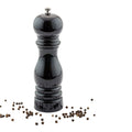 Chef 101 Classic French Black Wood Pepper Mill - High Gloss - 2 1/4" x 2 1/4" x 7 1/2" - 1 count box
