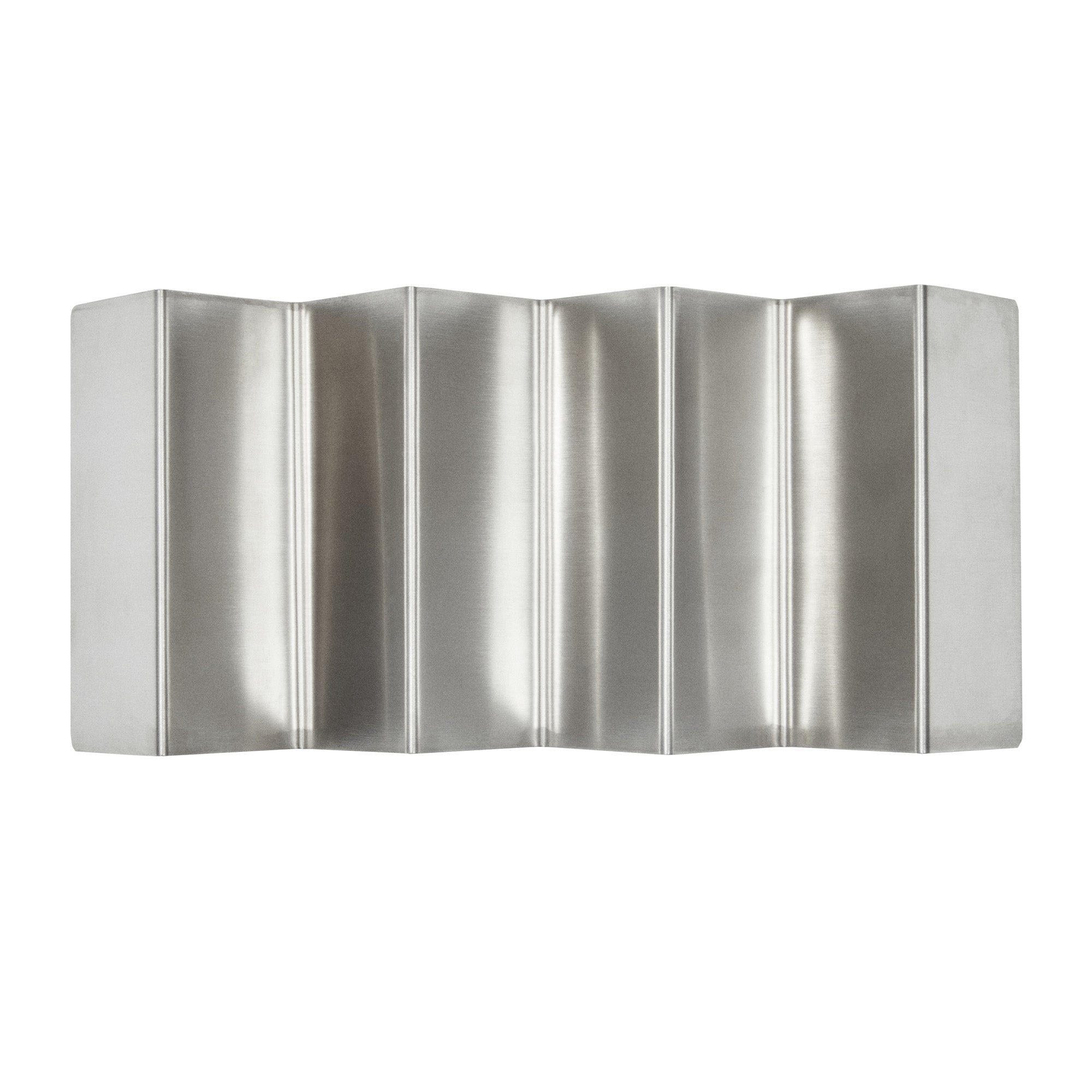 Met Lux Stainless Steel Triple Taco Holder - with 3 or 4 Compartments - 8 1/2" x 4" x 1 1/2" - 1 count box